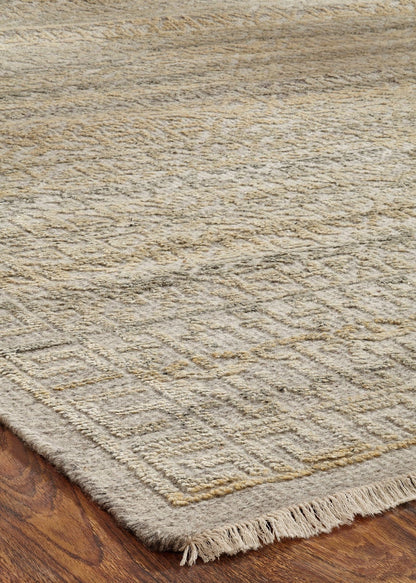 Hand Knotted Wool Transitional Rug KHV1330