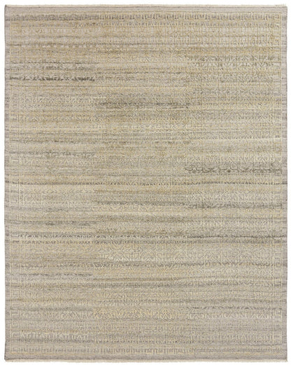 Hand Knotted Wool Transitional Rug KHV1330
