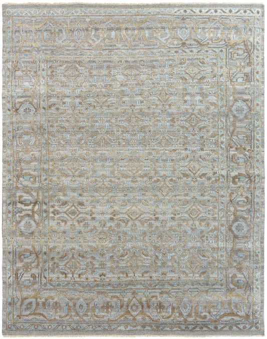 Hand Knotted Wool Transitional Rug KHV1340