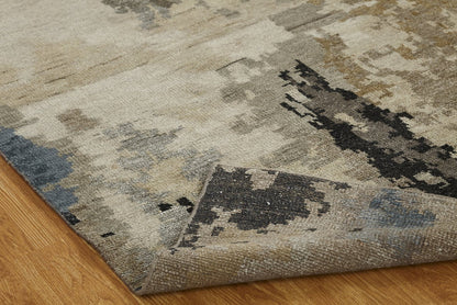 Hand Knotted Wool & Silk Classic/Fade Modern Rug KHW9500