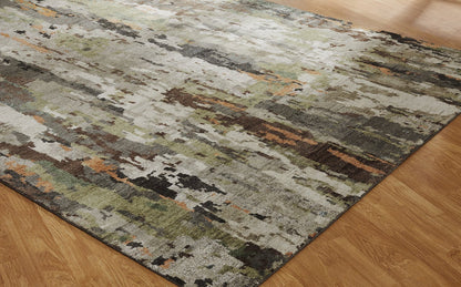Hand Knotted Wool & Silk Modern Rug KHW9560