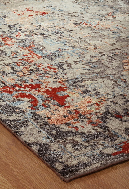 Hand Knotted Wool & Silk Transitional Rug KHZ4350