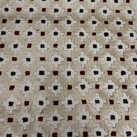 Modern Wool Hand Knotted Rug Beige 3x5  -EB-03