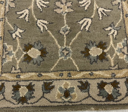 Traditional Wool Hand Knotted Rug Grey 3x5  -EB-04