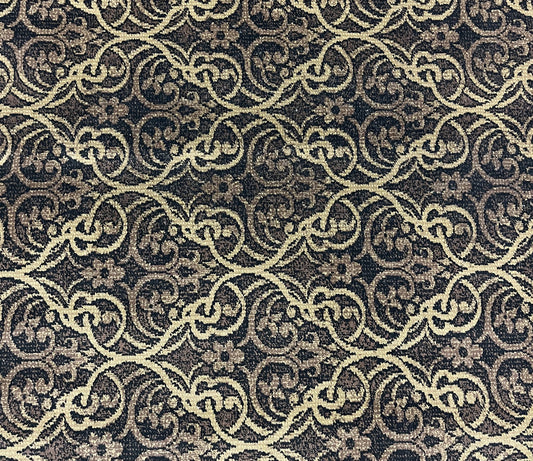 Transitional Wool Hand Knotted Rug Brown 3x5  -EB-09