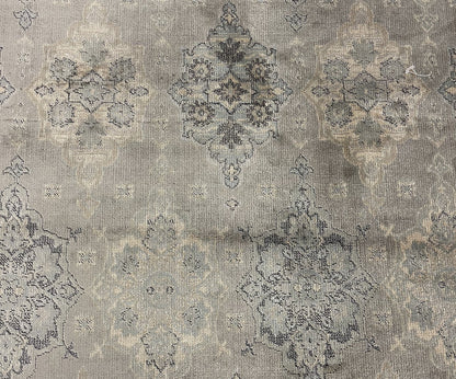 Transitional Wool Hand Knotted Rug Grey 3x5  -EB-10