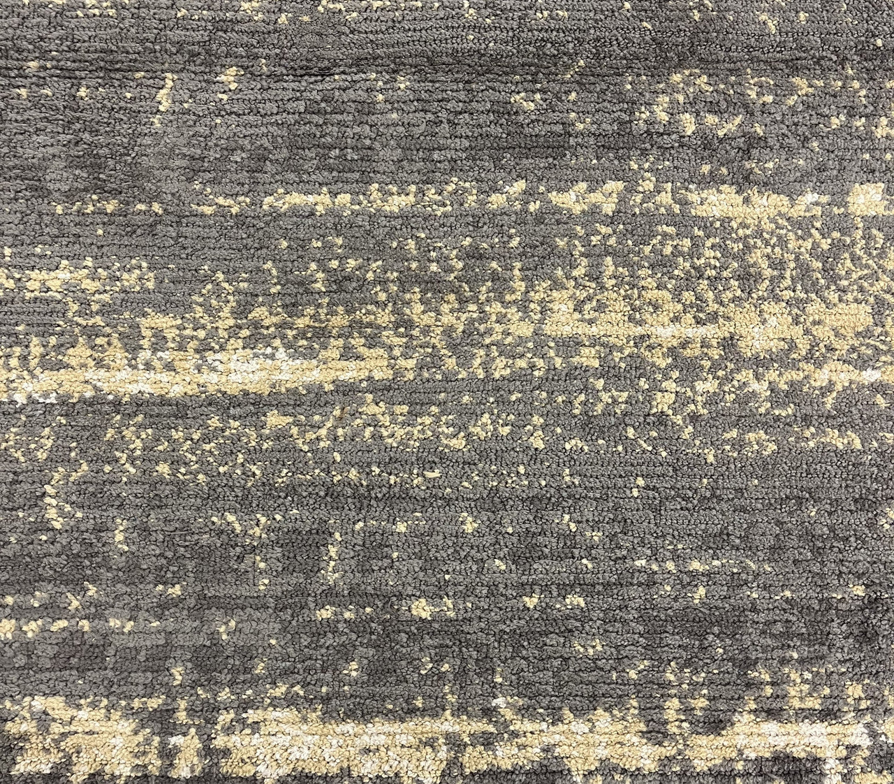 Modern Wool Hand Knotted Rug Grey 3x5  -EB-11