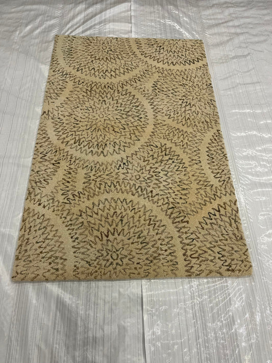 Transitional Clearance Area Rug Beige 3.3X5.5  -EB-21