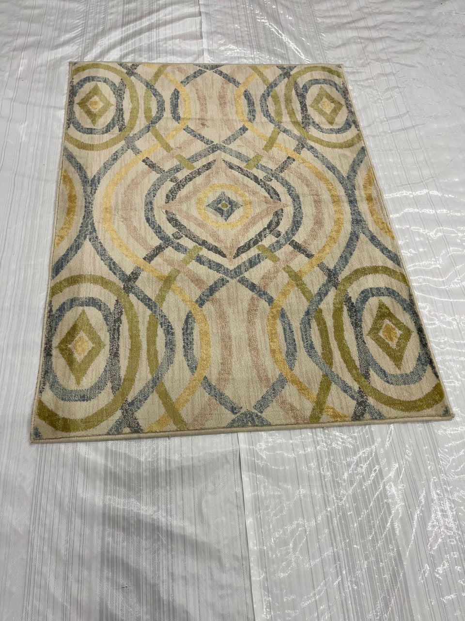 Transitional Clearance Area Rug Beige 3X5 -EB-28