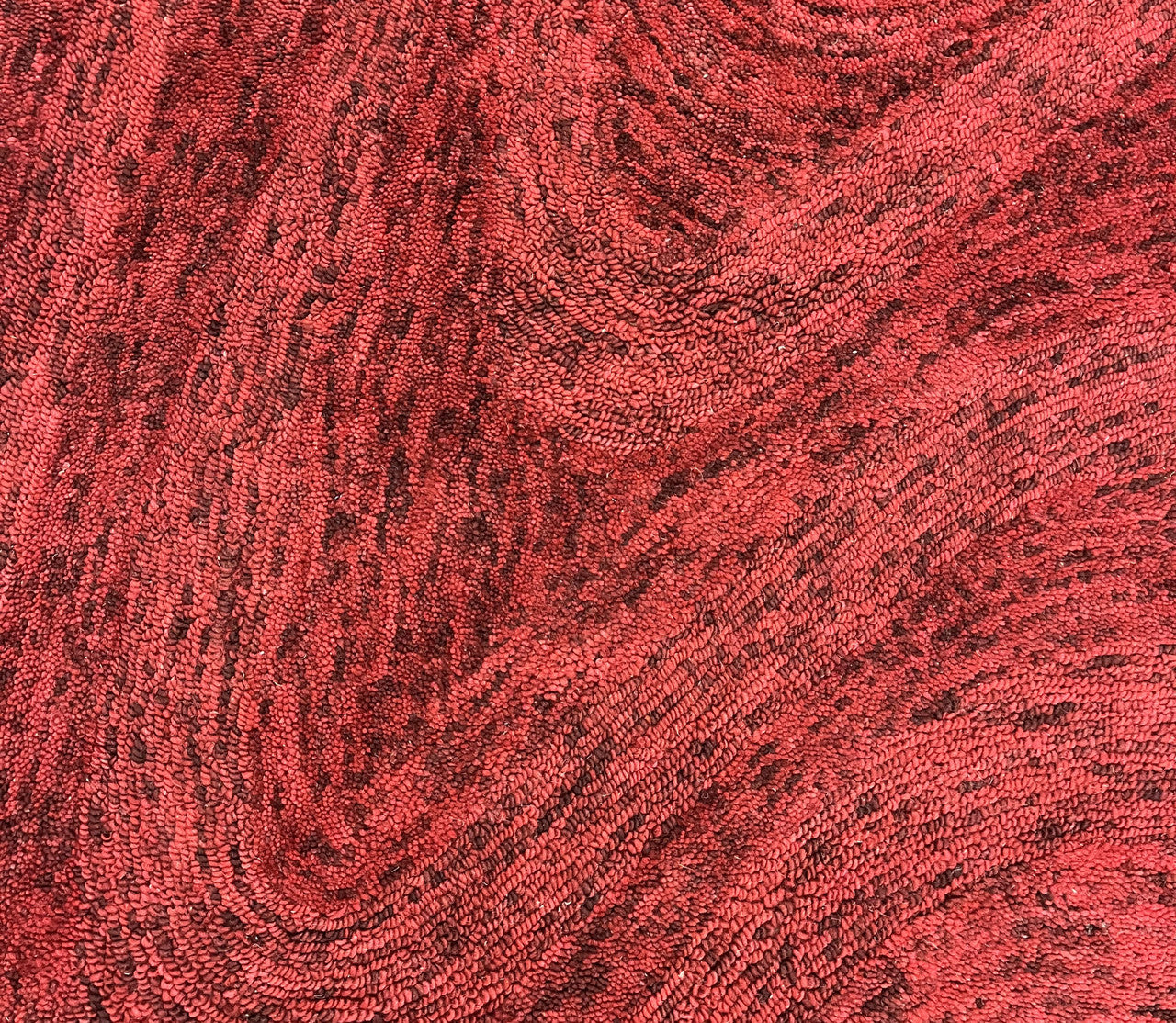 Modern Clearance Area Rug Red 3X5  -EB-29