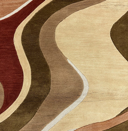 Modern Clearance Area Rug Multi 3X5  -EB-33