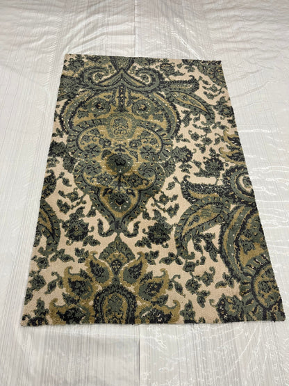 Transitional Clearance Area Rug Green 3X5  -EB-35