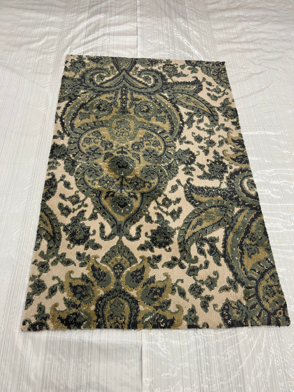 Transitional Clearance Area Rug Green 3X5  -EB-35