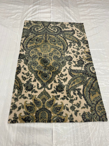 Transitional Clearance Area Rug Green 3X5  -EB-35