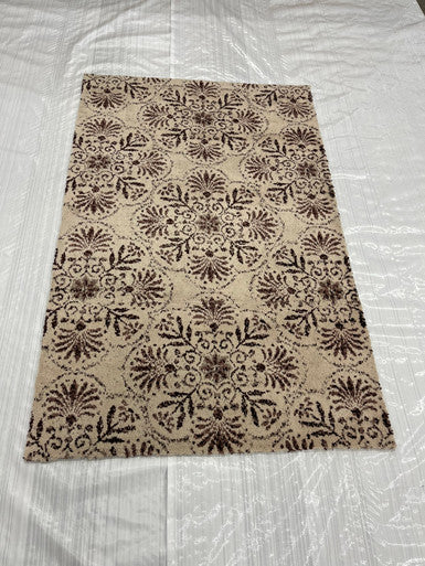 Transitional Clearance Area Rug Beige 3X5  -EB-39
