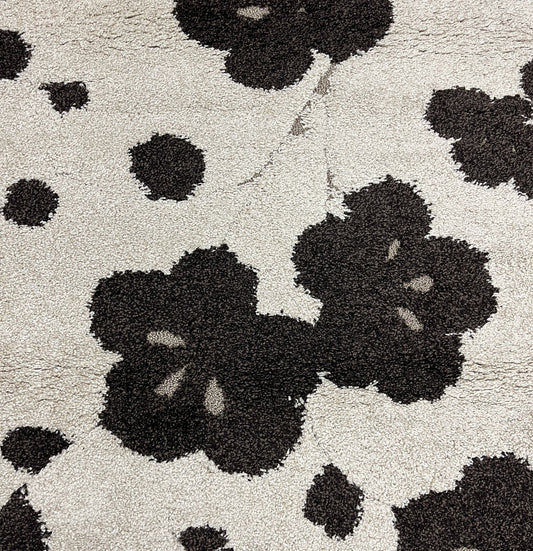 Transitional Clearance Area Rug Charcoal 3.3X5.3  -EB-43
