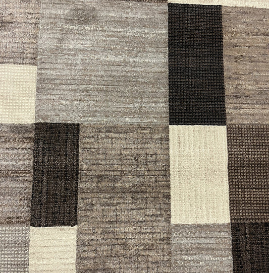 Modern Clearance Area Rug Charcoal 4X5.6  -EB-44
