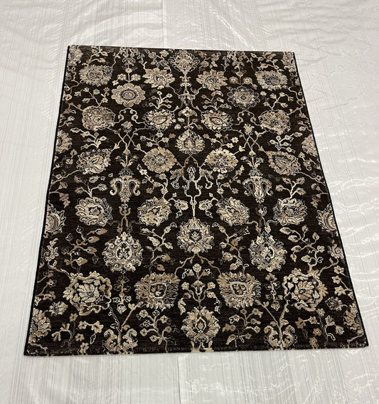 Transitional Clearance Area Rug Charcoal 4X5  -EB-45