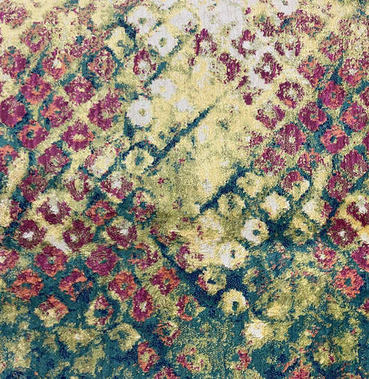 Modern Clearance Area Rug Multi 3.9X5.2  -EB-47