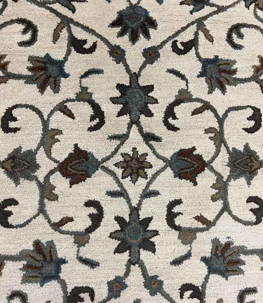 Traditional Clearance Area Rug Beige 4X6  -EB-49