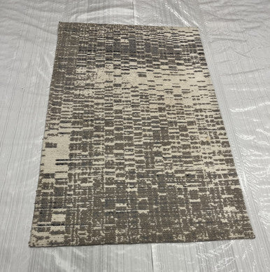 Modern Clearance Area Rug Grey 4X5  -EB-52