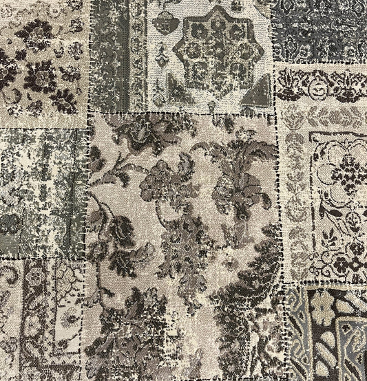Modern Clearance Area Rug Grey 4X5  -EB-53