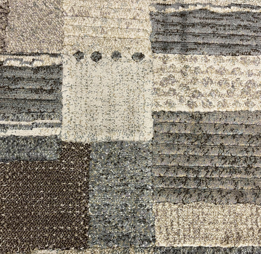 Modern Clearance Area Rug Grey 2X3.7  -EB-62