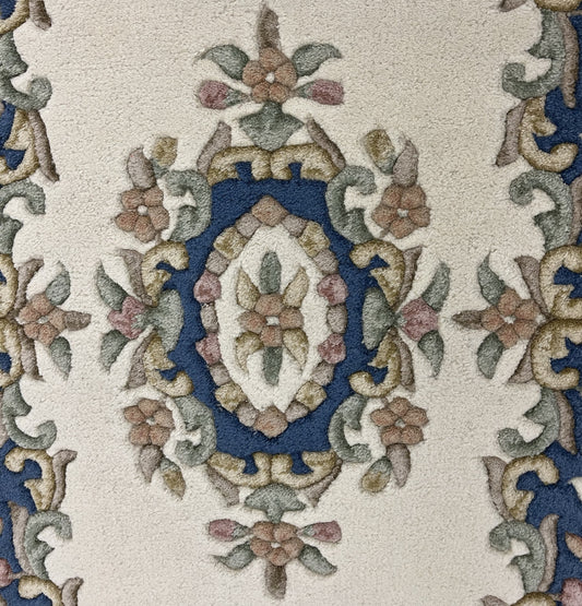 Traditional Clearance Area Rug Blue 2X4  -EB-63