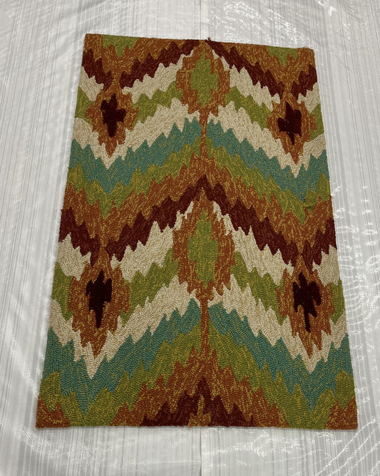 Modern Clearance Area Rug Multi 2X3  -EB-65