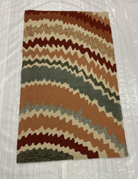 Modern Clearance Area Rug Multi 2X4 -EB-72