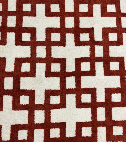 Modern Clearance Area Rug Red 2X4 -EB-74