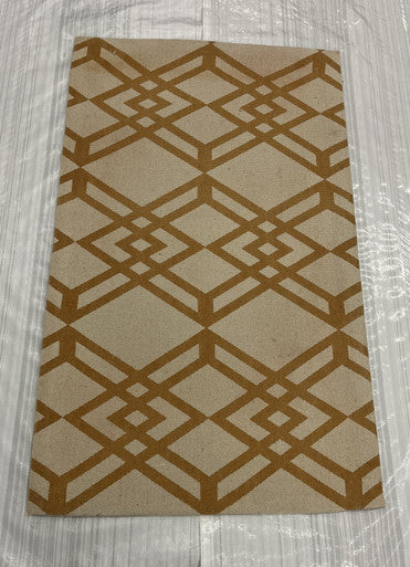 Modern Clearance Area Rug Yellow 2X4 -EB-76