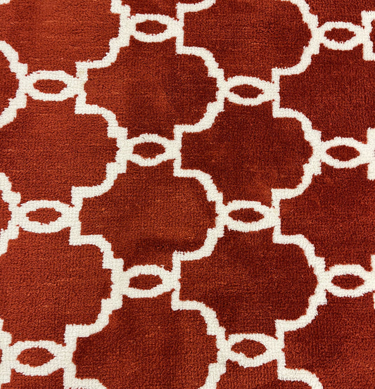 Modern Clearance Area Rug Red 2X4 -EB-77
