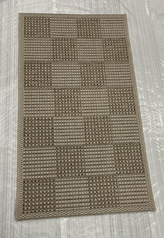 Modern Clearance Area Rug Beige 2X4 -EB-78