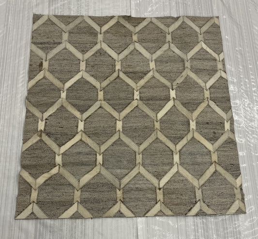 Transitional Clearance Area Rug Grey 3x3 -EB-84
