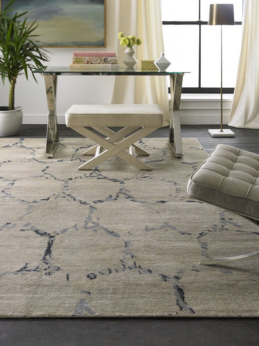 Hand Knotted Silk Classic/Faded Transitional Rug KIN9420