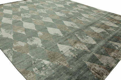 Hand Knotted Silk Classic/Faded Transitional Rug KIN9620