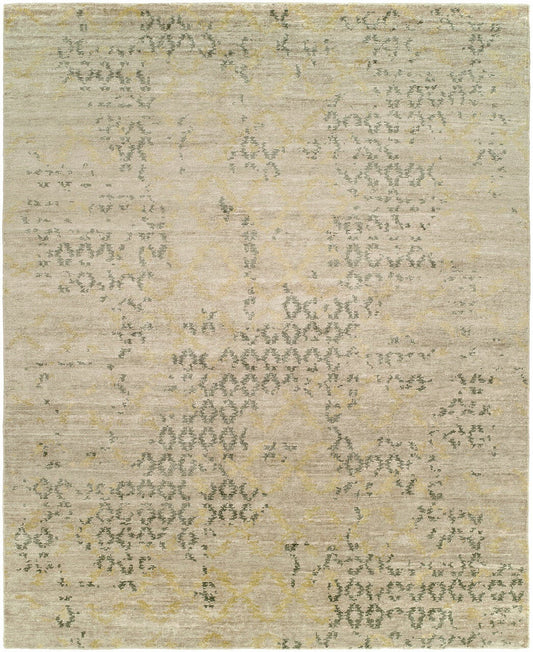 Hand Knotted Silk Classic/Faded Transitional Rug KIN9630
