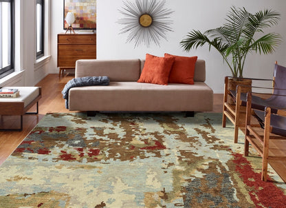 Hand Knotted Wool Modern Rug KIT2530