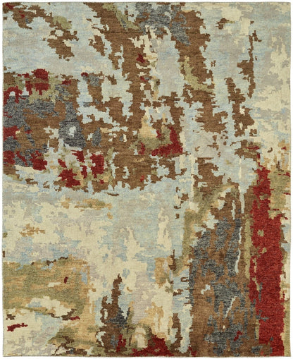 Hand Knotted Wool Modern Rug KIT2530