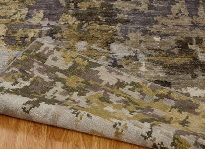 Hand Knotted Silk Modern Rug KJN0740