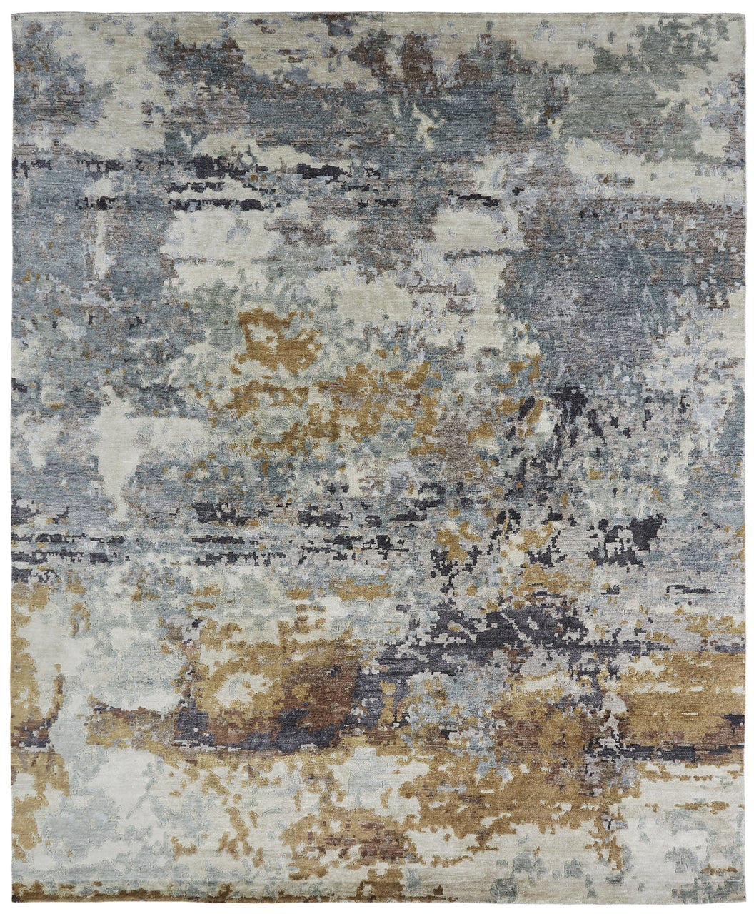 Hand Knotted Silk Modern Rug KJN0750 KJN0750 physical All Rugs New