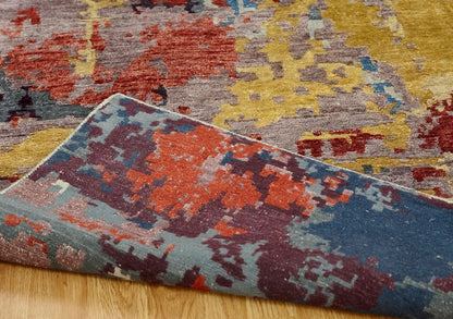 Hand Knotted Silk Modern Rug KJN0790