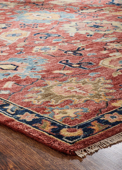 Hand Knotted Wool Bold Oushak Rug KKN1910