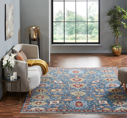 Hand Knotted Wool Oushak Rug KKN1920