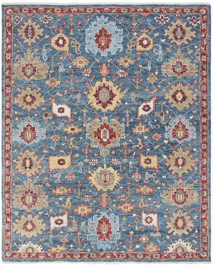Hand Knotted Wool Oushak Rug KKN1920