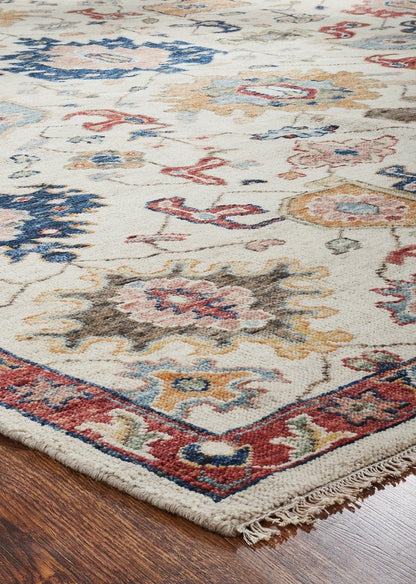 Hand Knotted Wool Oushak Rug KKN1950
