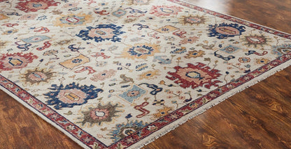 Hand Knotted Wool Oushak Rug KKN1950