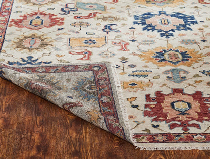 Hand Knotted Wool Oushak Rug KKN1950