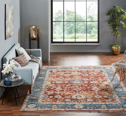 Hand Knotted Wool Transitional Rug KKN1960